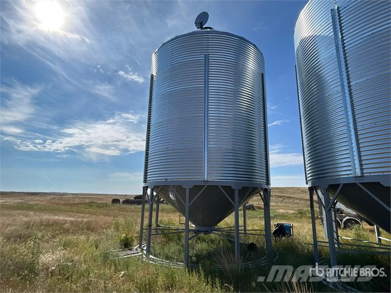 Goebel 8RP18-37-24 +/- 4900 bu 5 Ring Hopper Grain Bin Sonstige Ernte Verarbeitung und -lagerung