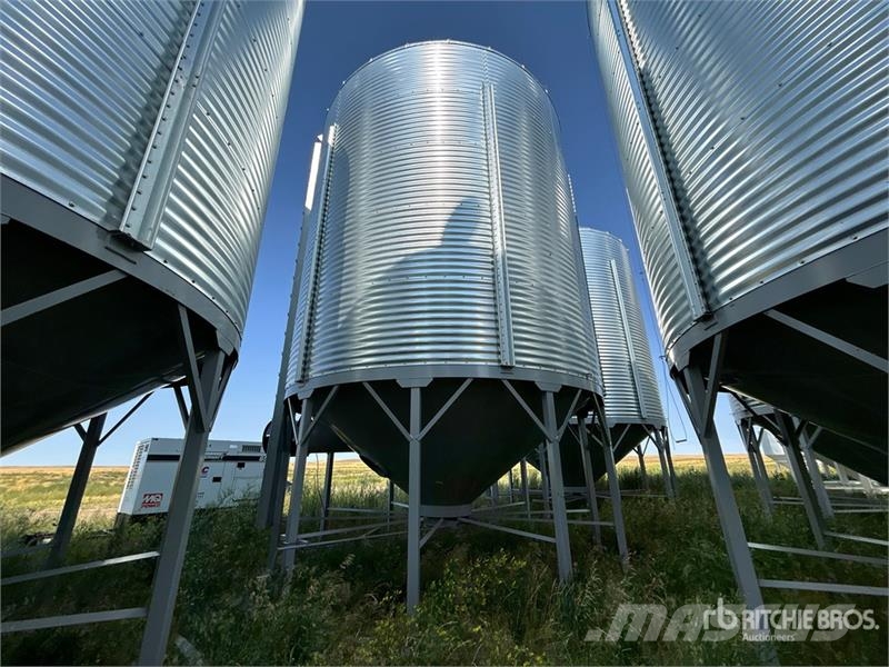 Goebel 8RP18-37-24 +/- 4900 bu 5 Ring Hopper Grain Bin Sonstige Ernte Verarbeitung und -lagerung