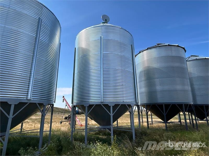 Goebel 8RP18-37-24 +/- 4900 bu 5 Ring Hopper Grain Bin Sonstige Ernte Verarbeitung und -lagerung