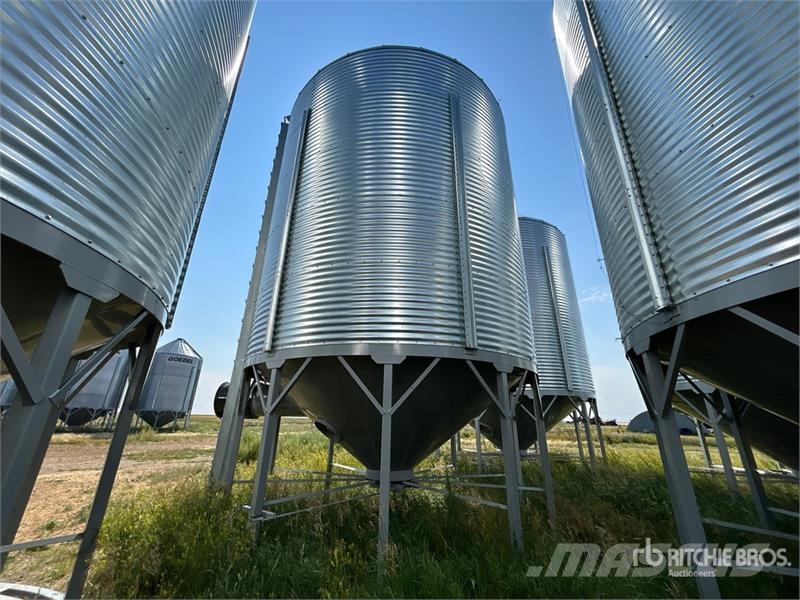 Goebel 8RP18-37-24 +/- 4900 bu 5 Ring Hopper Grain Bin Sonstige Ernte Verarbeitung und -lagerung