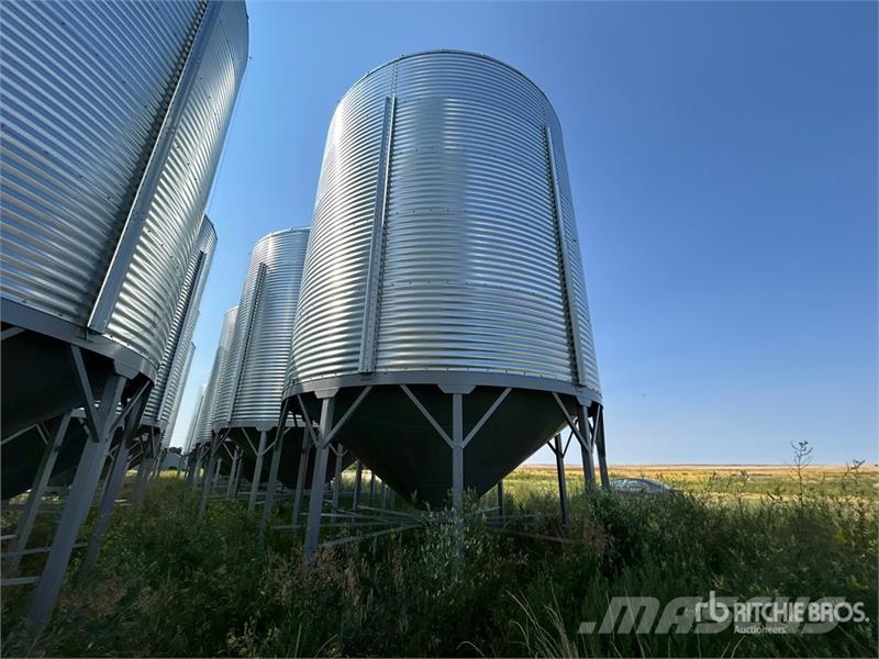 Goebel 8RP18-37-24 +/- 4900 bu 5 Ring Hopper Grain Bin Sonstige Ernte Verarbeitung und -lagerung