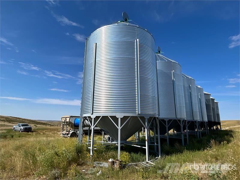 Goebel 8RP18-37-24 +/- 4900 bu 5 Ring Hopper Grain Bin Sonstige Ernte Verarbeitung und -lagerung