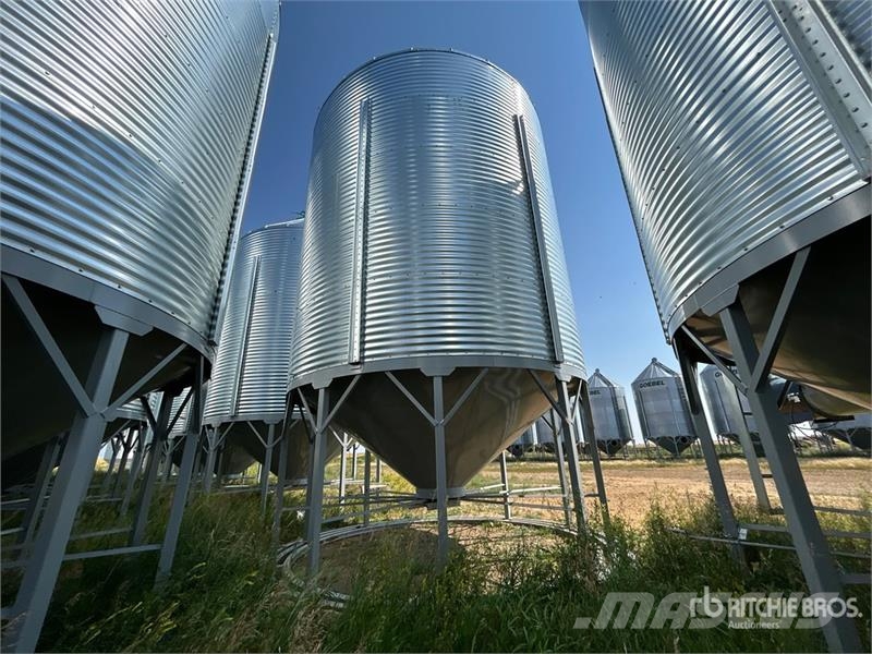 Goebel 8RP18-37-24 +/- 4900 bu 5 Ring Hopper Grain Bin Sonstige Ernte Verarbeitung und -lagerung
