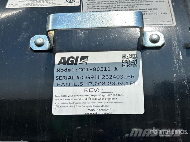 Goebel 8RP18-37-24 +/- 4900 bu 5 Ring Hopper Grain Bin Sonstige Ernte Verarbeitung und -lagerung