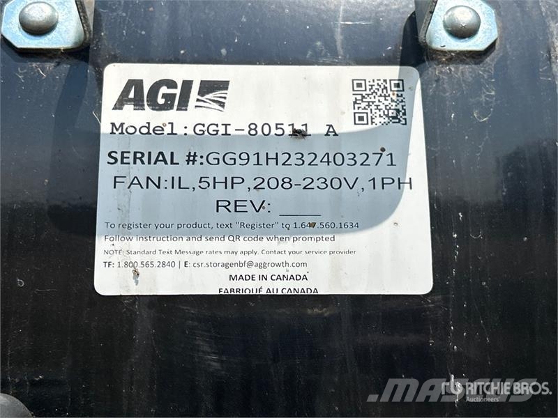 Goebel 8RP18-37-24 +/- 4900 bu 5 Ring Hopper Grain Bin Sonstige Ernte Verarbeitung und -lagerung