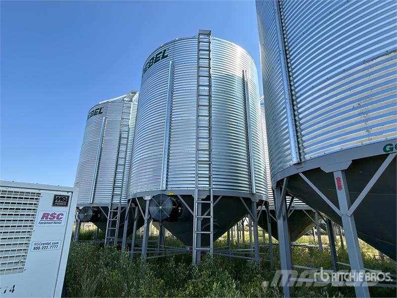 Goebel 8RP18-37-24 +/- 4900 bu 5 Ring Hopper Grain Bin Sonstige Ernte Verarbeitung und -lagerung