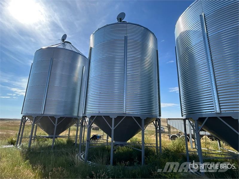 Goebel 8RP18-37-24 +/- 4900 bu 5 Ring Hopper Grain Bin Sonstige Ernte Verarbeitung und -lagerung