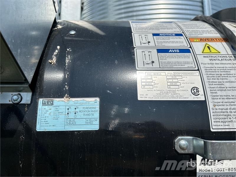 Goebel 8RP18-37-24 +/- 4900 bu 5 Ring Hopper Grain Bin Sonstige Ernte Verarbeitung und -lagerung