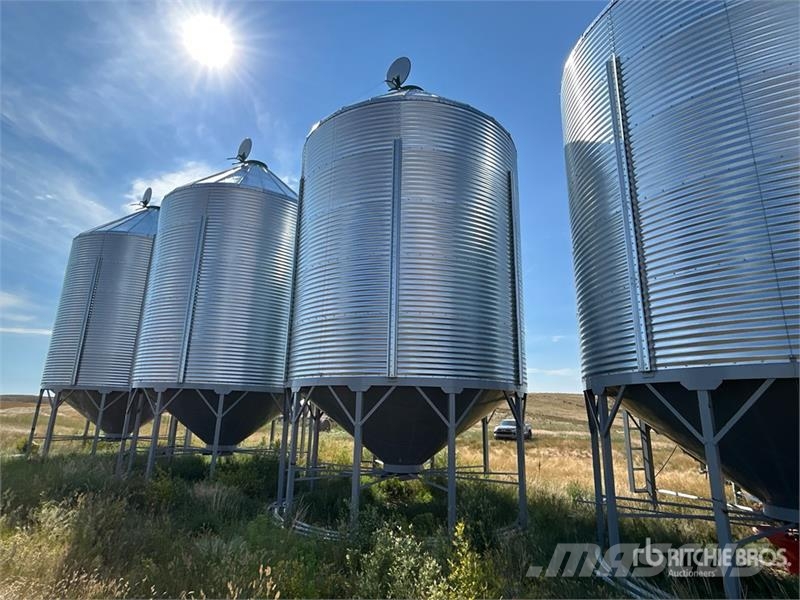 Goebel 8RP18-37-24 +/- 4900 bu 5 Ring Hopper Grain Bin Sonstige Ernte Verarbeitung und -lagerung