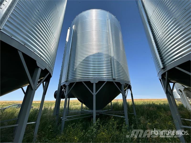 Goebel 8RP18-37-24 +/- 4900 bu 5 Ring Hopper Grain Bin Sonstige Ernte Verarbeitung und -lagerung