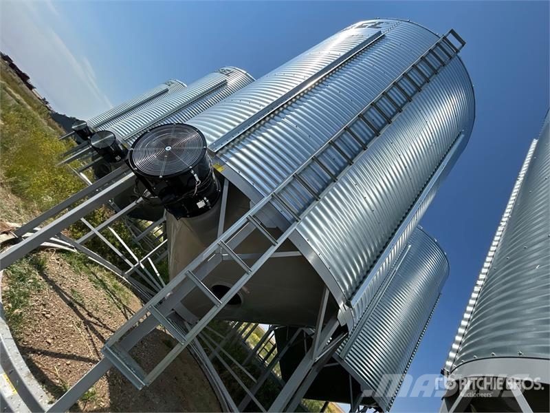 Goebel 8RP18-37-24 +/- 4900 bu 5 Ring Hopper Grain Bin Sonstige Ernte Verarbeitung und -lagerung