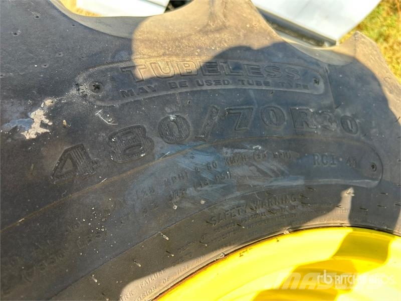 Goodyear of (2) Goodyear 480/70R30 Tires - Fits John Deere الإطارات والعجلات والحافات