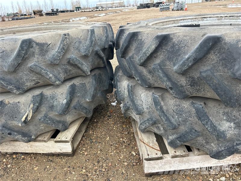 Goodyear of (4) Goodyear 320/85R38 Tires Roti