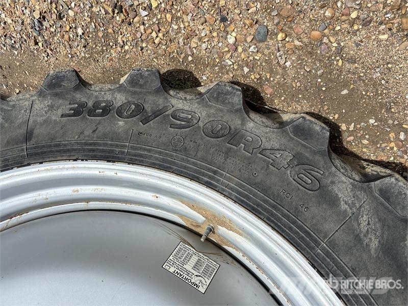 Goodyear of (4) Goodyear 380/90R46 Sprayer Tires - Fits Cas Tyres, wheels and rims