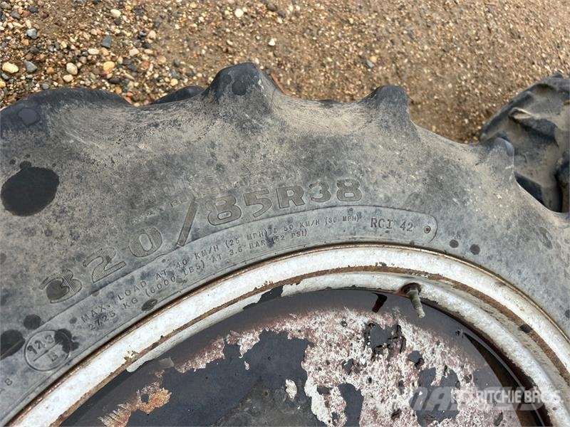 Goodyear of (4) Goodyear 320/85R38 Tires Roti