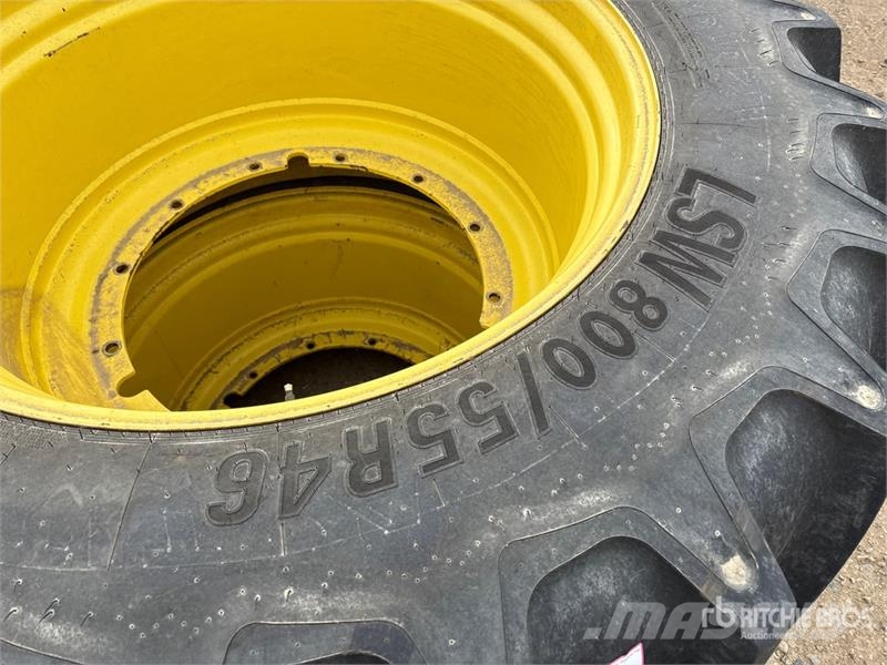 Goodyear of (4) Goodyear 800/55R46 Tires - Fits John Deere Tyres, wheels and rims