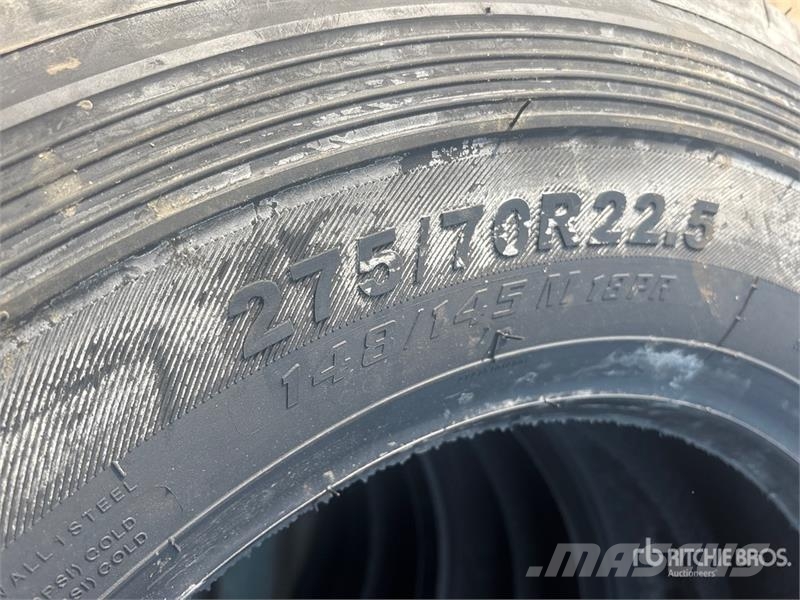 Goodyear of (4) Goodyear 275/70R22.5 Tires (Unused) Llantas