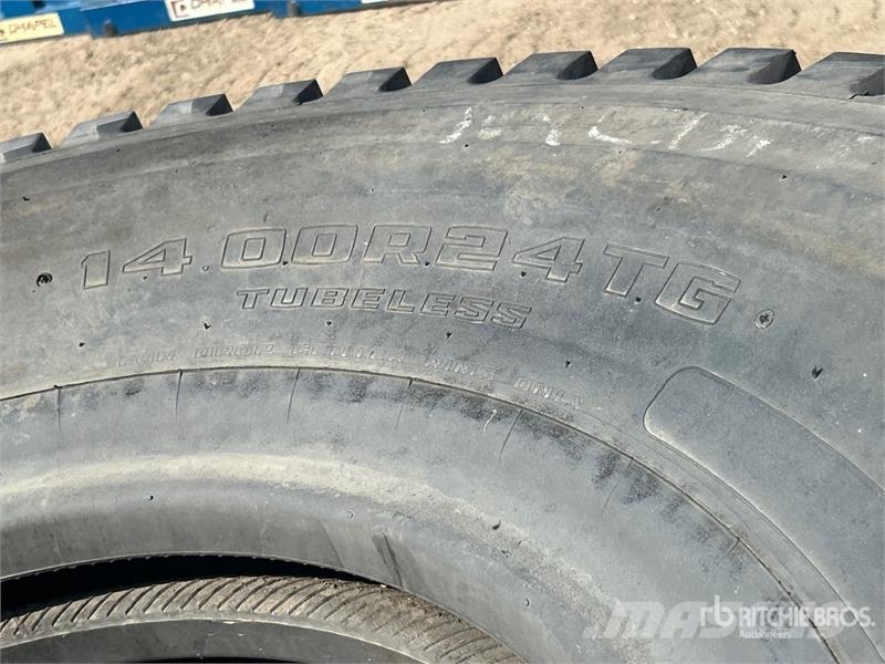 Goodyear of (9) Goodyear 14.00R24TG Tires Rehvid, rattad ja veljed