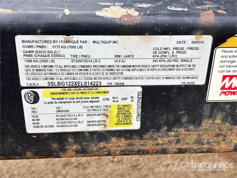 Gorman-Rupp PA6C60-4045T-ESP Trailer-Mounted Water Pump Bombas de agua