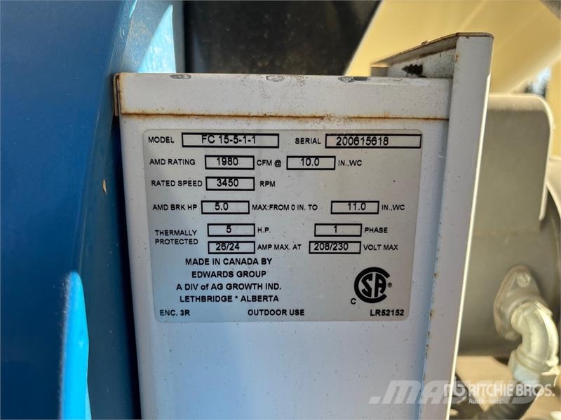  Grain Guard FC 15-5-1-1 Aeration Fan مجفف بذور