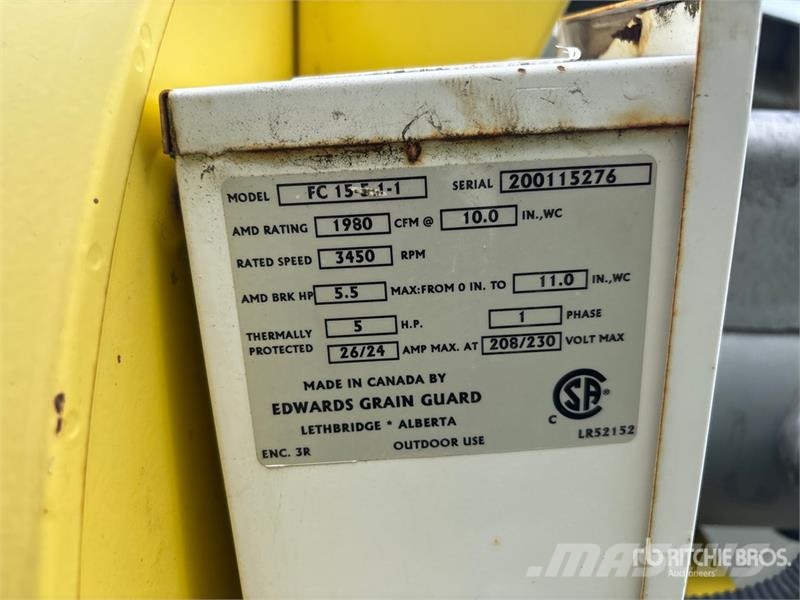 Grain Guard FC15-5-1-1 5 hp Aeration Fan Grain dryers