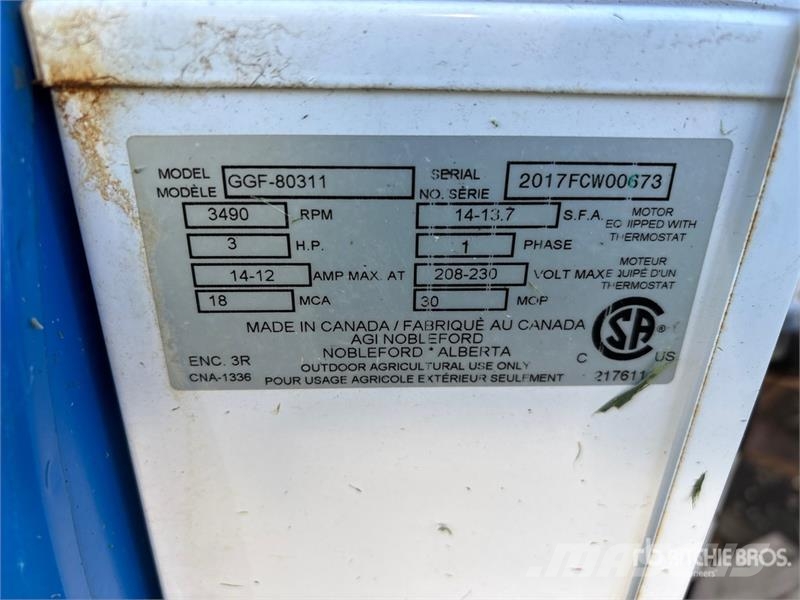Grain Guard GGF-80311 3 hp Aeration Fan Viljakuivatid