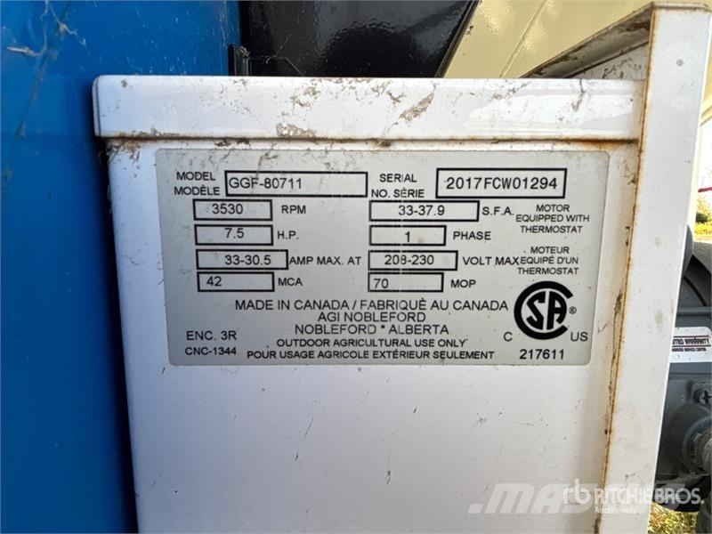 Grain Guard GGF 80711 7.5 hp Aeration Fan Зърносушилни