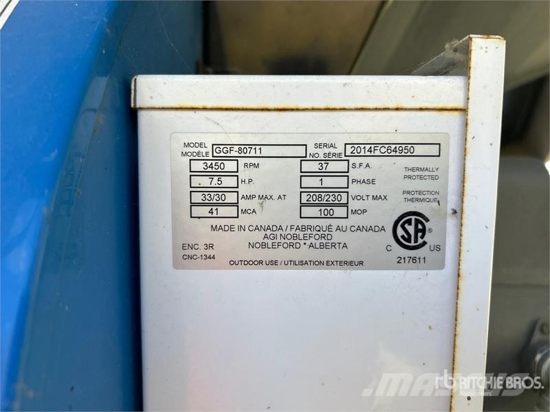 Grain Guard GGF 80711 7 hp Aeration Fan Зерносушки