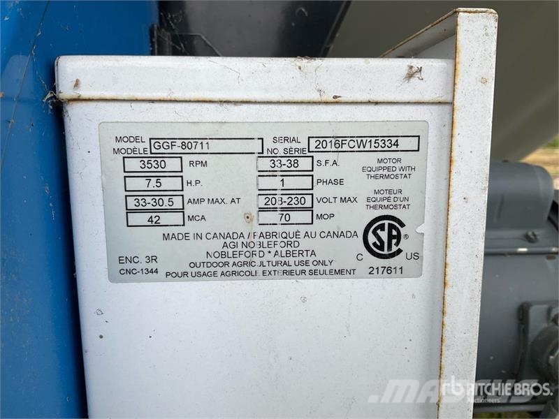  Grain Guard GGF 80711 7.5 hp Aeration Fan Sušilice za zrno
