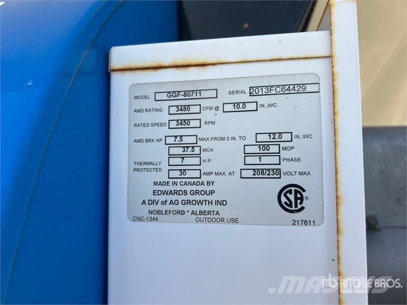  Grain Guard GGF 80711 Aeration Fan Зерносушки