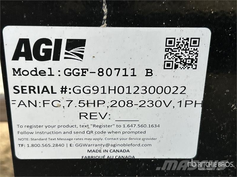  Grain Guard GGF-80711A 7.5 hp High Speed Aeration  Зерносушки