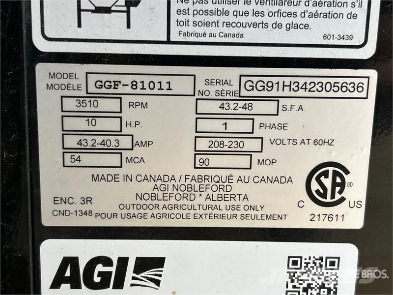 Grain Guard GGF-81011A 10 hp High Speed Aeration F Getreidetrocknung