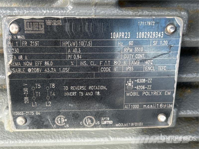 Grain Guard GGF-81011A 10 hp High Speed Aeration F Getreidetrocknung