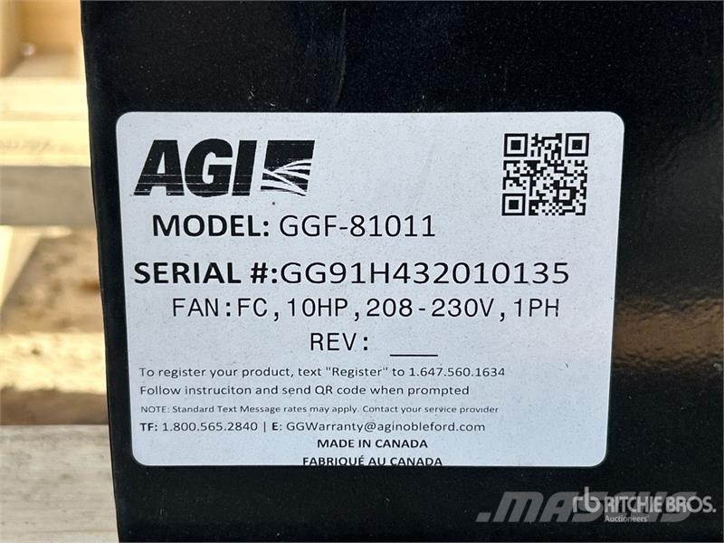 Grain Guard GGF-81011B 10 hp High Speed Aeration F Getreidetrocknung