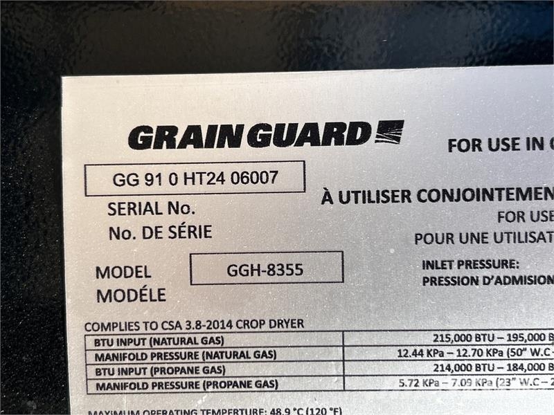  Grain Guard GGH-8355 200K BTU Crop Drying Heater Strojevi za preradu i skadištenje žetva - Ostalo