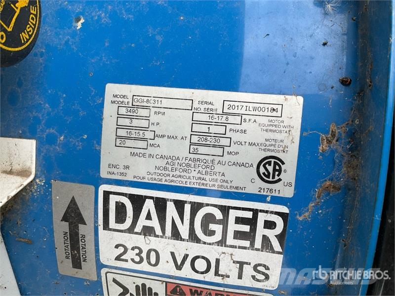 Grain Guard GGI-80311 3 hp Aeration Fan Sušilice za zrno