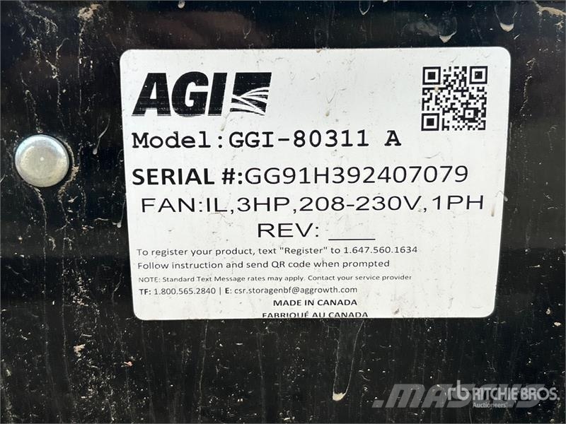  Grain Guard GGI-80311A 3 hp In-Line Aeration Fan Зерносушки