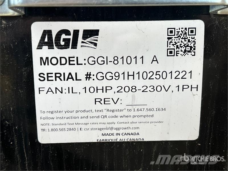 Grain Guard GGI-81011A 10 hp In-Line Aeration Fan Getreidetrocknung