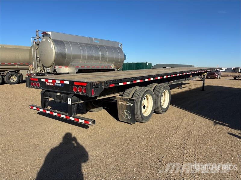 Great Dane 48 ft T/A Flatbed Trailer Plataforma plana/laterales abatibles