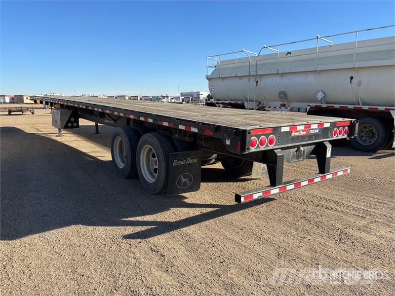 Great Dane 48 ft T/A Flatbed Trailer Plataforma plana/laterales abatibles