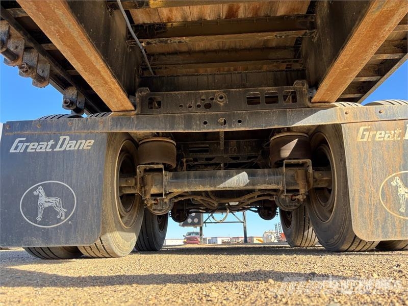 Great Dane 48 ft T/A Flatbed Trailer Plataforma plana/laterales abatibles