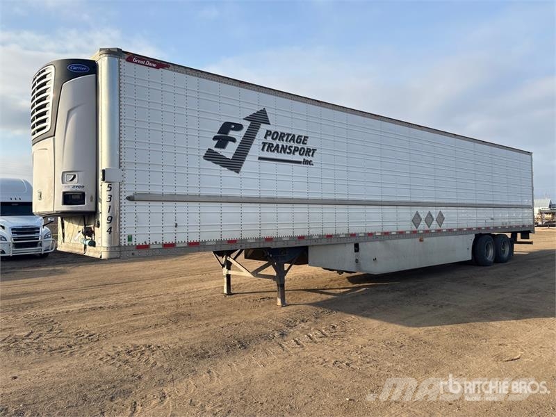 Great Dane 53 ft x 102 in T/A Refrigerated Trailer Piekabes ar temperatūras kontroli