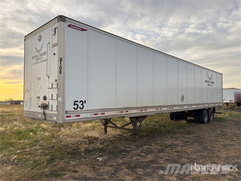 Great Dane 53 ft x 102 in T/A Van Trailer Причепи-фургони