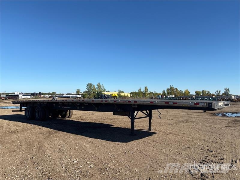 Great Dane 60000 lb 53 ft T/A Spread Axle Flatbed Trailer Plataforma plana/laterales abatibles