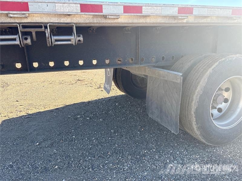 Great Dane 60000 lb 53 ft T/A Spread Axle Flatbed Trailer Plataforma plana/laterales abatibles