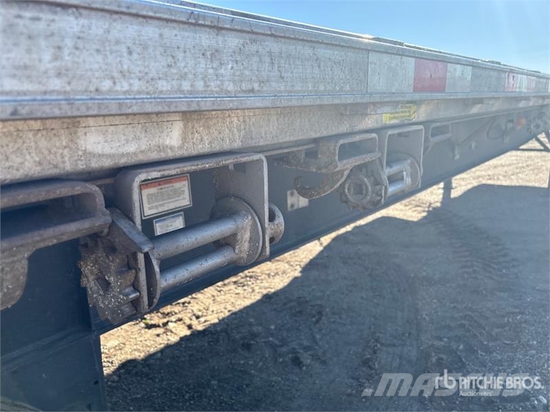 Great Dane 60000 lb 53 ft T/A Spread Axle Flatbed Trailer Plataforma plana/laterales abatibles