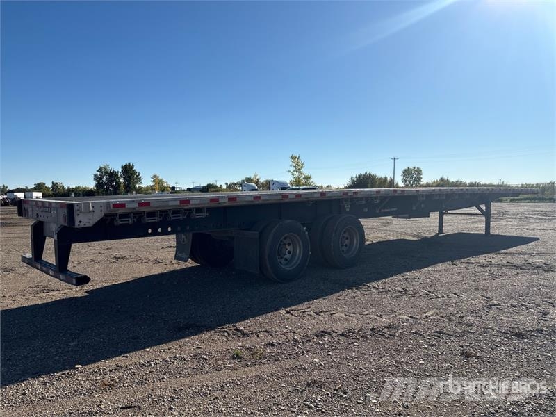 Great Dane 60000 lb 53 ft T/A Spread Axle Flatbed Trailer Plataforma plana/laterales abatibles