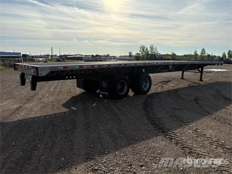 Great Dane Freedom 53 ft T/A Spread Axle Flatbed Trailer Lavaperävaunut