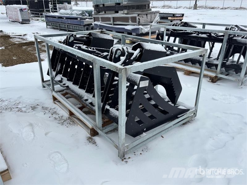 Greatbear 72 in Rock Skid Steer Grapple Bucket Pinze
