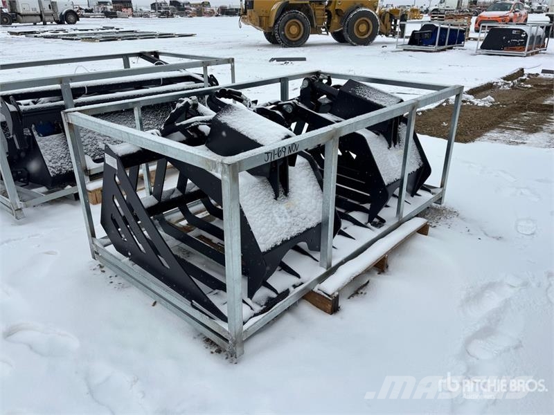 Greatbear 72 in Rock Skid Steer Grapple Bucket Pinze
